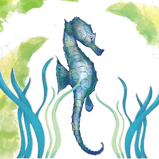 Seahorse Drawing by Unknown