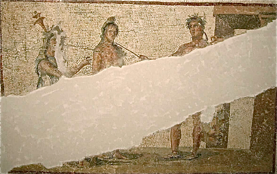 The initiation scene from the House of the Mysteries of Isis; pretty hard to tell what's going on, isn't it?