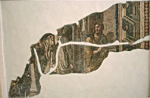 The mosaic from The House of the Isiac Ceremony