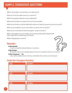 sample courageous questions