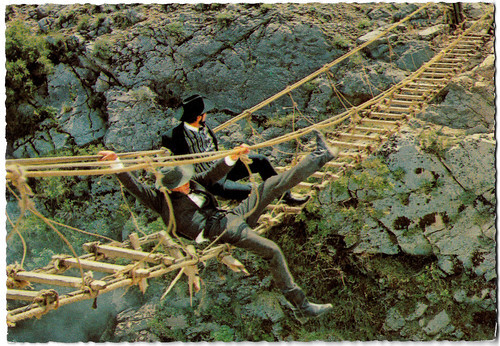 Stewart Granger and Harald Leipnitz in Der Ölprinz (1965)