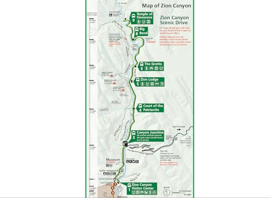 Zion national park shuttle map