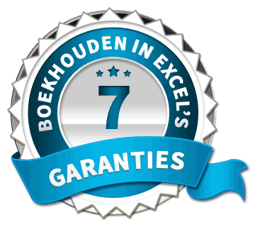Boekhouden in Excel's 7 garanties