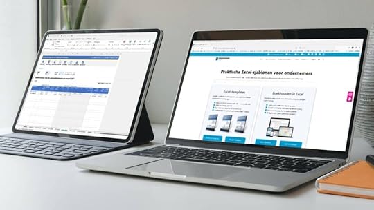 Je krijgt altijd een originele template bij Boekhouden in Excel