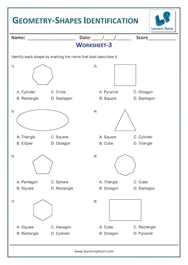 3rd grade geometry questions answers