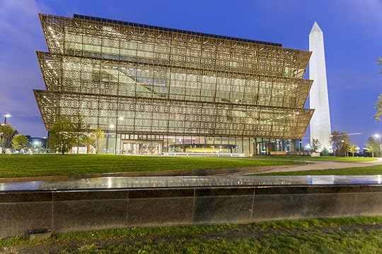 Exterior view of the National Museum of African American History and Culture on the National Mall in Washington, DC