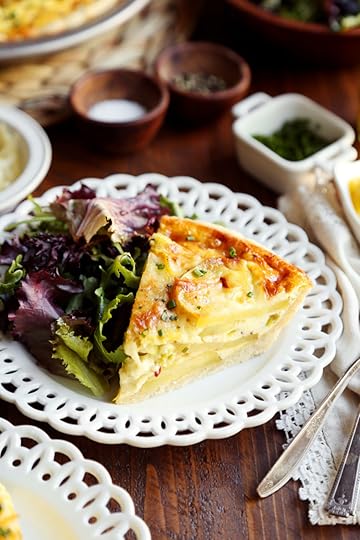 Potato Leek Quiche with No-Roll Crust