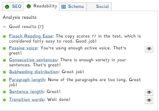 SEO, search engine optimization, Yoast, Yoast dashboard, Kristen Lamb