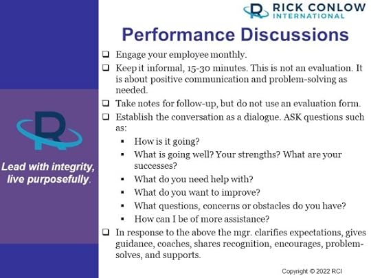 The Positive Impact of Performance Discussions