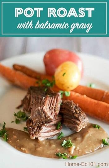 Pot Roast with Balsamic Gravy perfect Sunday night dinner