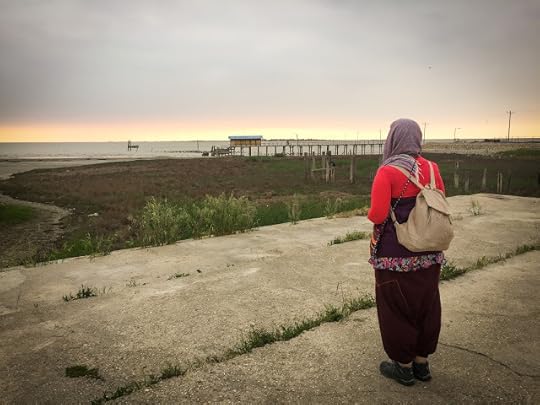 Post-shopping in Bandar Torkaman, Golestan Province, Iran