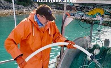 Podcast art for commercial fishing episode