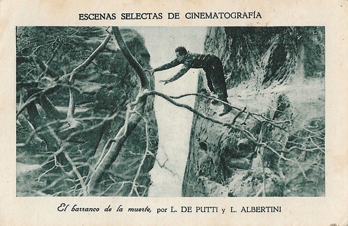 Luciano Albertini and Lya De Putti in Die Schlucht des Todes