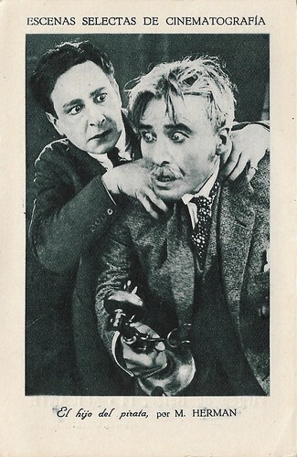 Fernand Herrmann and Bernard Derigal in Le fils du flibustier (1922)