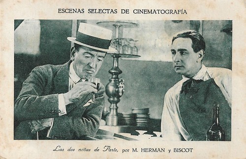 Georges Biscot and Fernand Herrmann in Les deux gamines (1921)