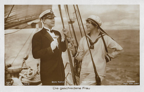 Mady Christians and Bruno Kastner in Die geschiedene Frau (1926)