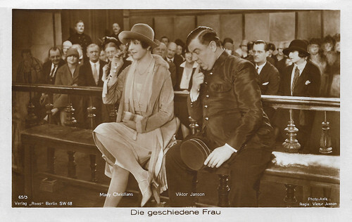 Mady Christians and Viktor Janson in Die geschiedene Frau (1926)