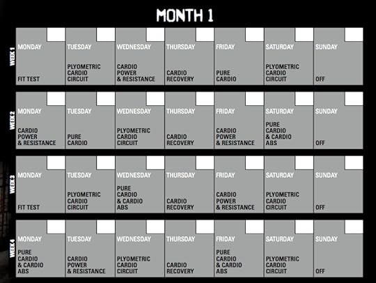 insanity calendar 60 day insanity workout schedule with