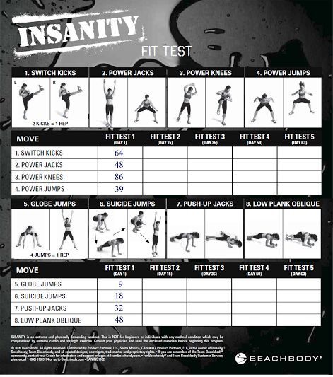 printable insanity workout calendar hard rock abs
