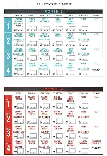 insanity ab maximizer calendar hit tha floor starting
