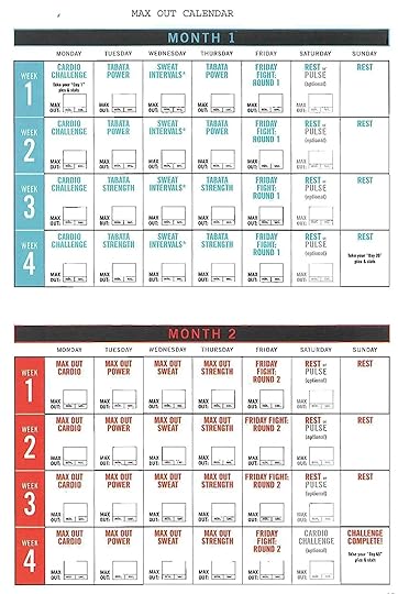 insanity max 30 calendar pdf example calendar printable