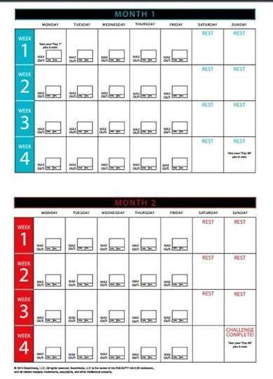 insanity calendar 11 insanity 60 day workout calendar