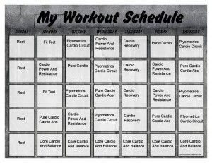 concrete insanity month 1 insanity workout calendar 60