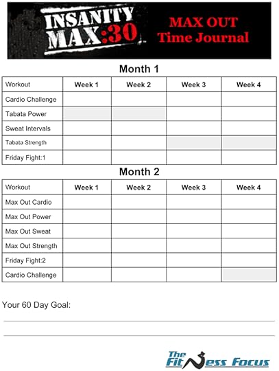 tracking your insanity max30 time progress with