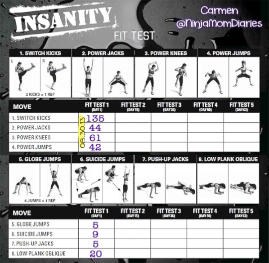 insanity workout pdf google search programa de