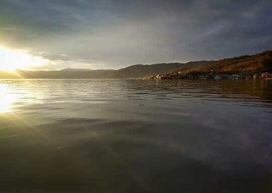 Apus de soare din caiac la Eselnita, Mehedinti