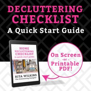 Decluttering Checklist thumbnail.