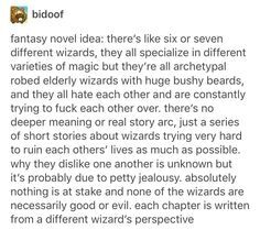 Wizard story promt