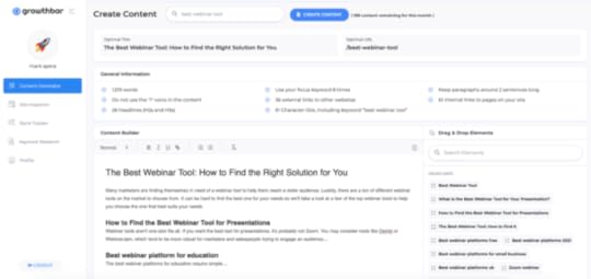 GrowthBar tool SEO Extension