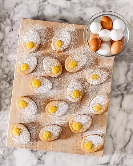 Lemon Curd Easter Egg Sandwich Cookies