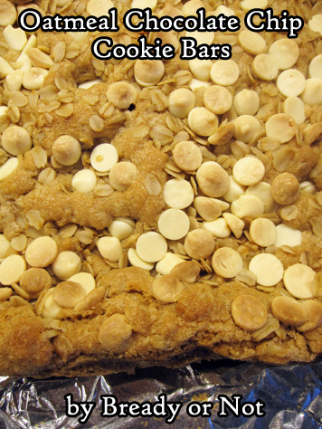 Oatmeal Chocolate Chip Cookie Bars