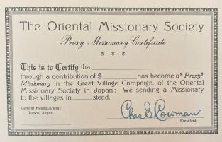 End of the GVC pledge cards