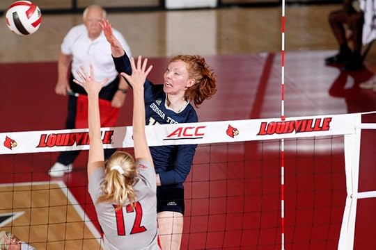Jackets Drop ACC Road Match at Louisville Volleyball