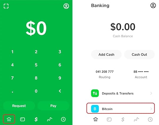 cash app BTC Coindoo