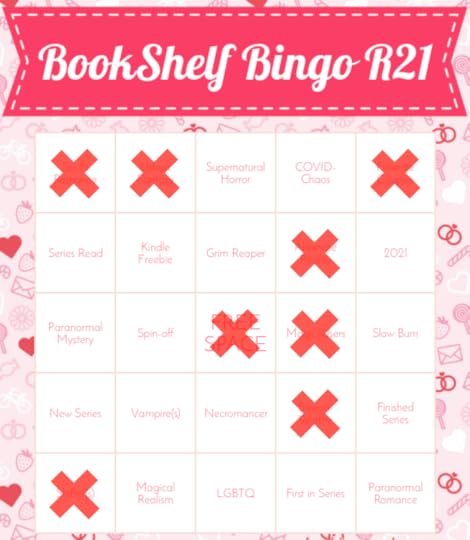 SOS book shelf bingo card