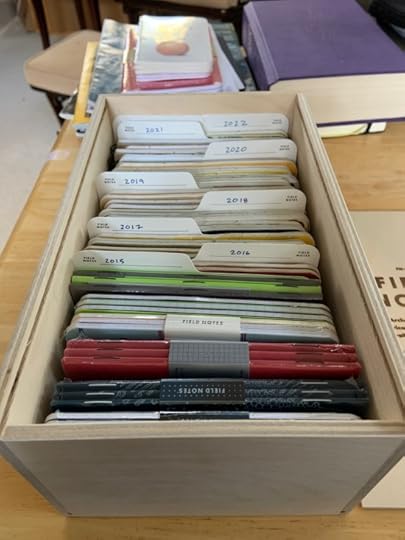 A box of my Field Notes notebooks