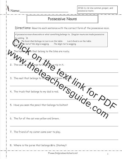 linda blog possessive s rules pdf