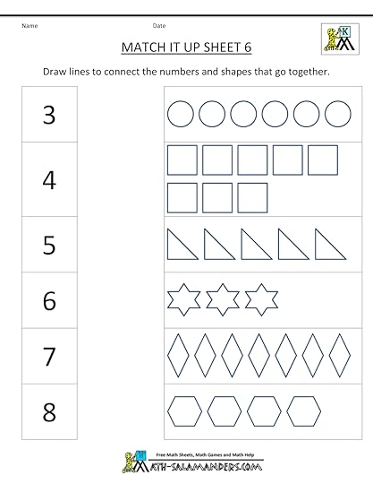 math worksheets kindergarten