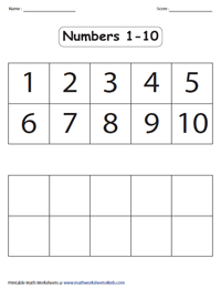 kindergarten math worksheets