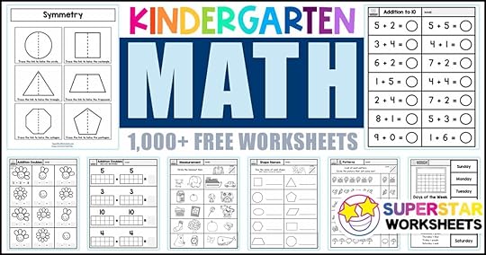 kindergarten math worksheets superstar worksheets