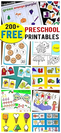200 free preschool printables worksheets