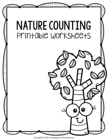 free printable nature kindergarten worksheets the keeper of the memories