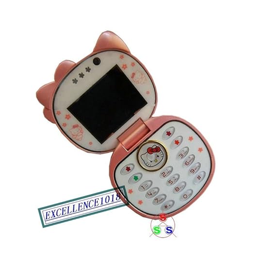 PINK F198 CUTE HELLO KITTY FLIP CELL PHONE MOBILE CAMERA