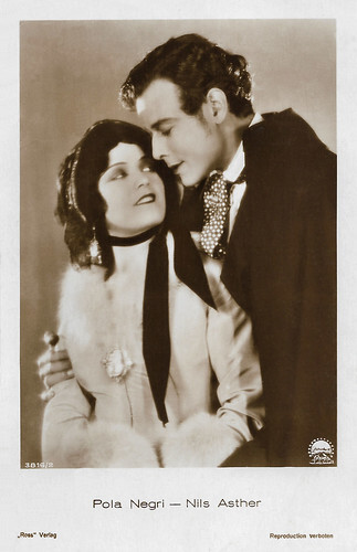 Pola Negri and Nils Asther in Loves of an Actress (1928)