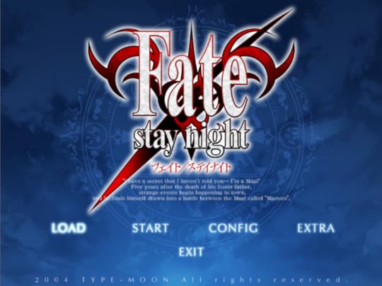 fate stay night visual novel