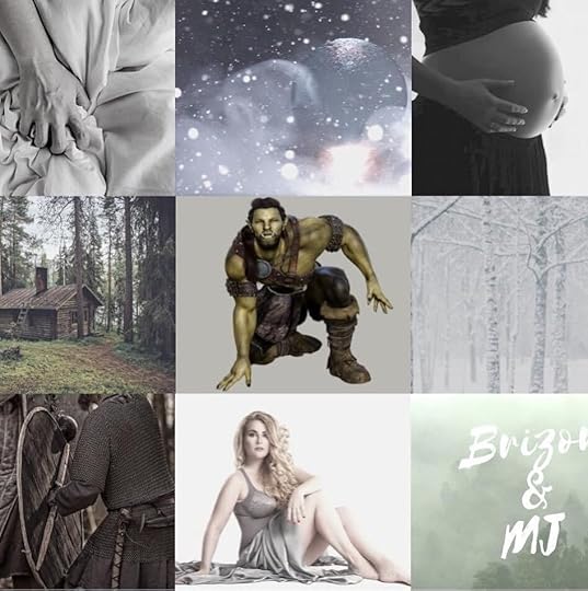 mood board for Elizabeth Austin’s story